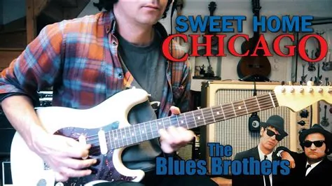 Sweet Home Chicago - een bluesklassieker vol soulvolle vocals en grimmig gitaarwerk